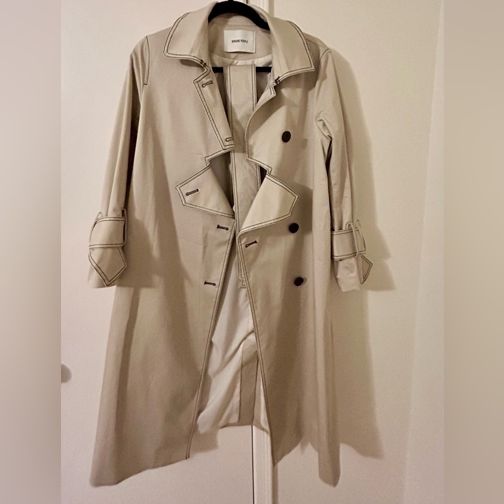 Genuine People, trench coat